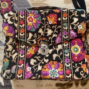 Retired Gently Used Brief Case- Vera Bradley